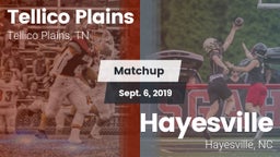 Matchup: Tellico Plains vs. Hayesville 2019