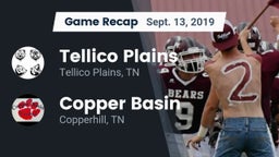 Recap: Tellico Plains  vs. Copper Basin  2019