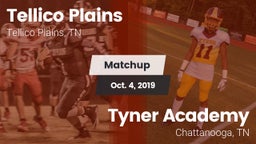 Matchup: Tellico Plains vs. Tyner Academy  2019