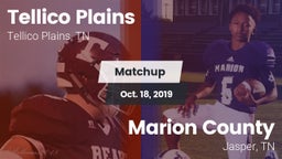 Matchup: Tellico Plains vs. Marion County  2019