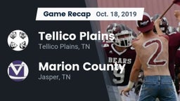 Recap: Tellico Plains  vs. Marion County  2019