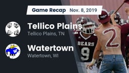 Recap: Tellico Plains  vs. Watertown  2019