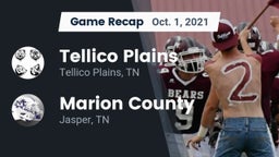 Recap: Tellico Plains  vs. Marion County  2021