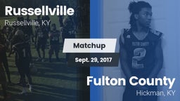 Matchup: Russellville vs. Fulton County  2017