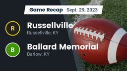 Recap: Russellville  vs. Ballard Memorial  2023