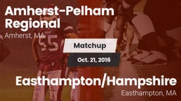 Matchup: Amherst-Pelham Regio vs. Easthampton/Hampshire  2016