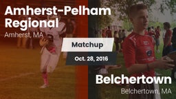 Matchup: Amherst-Pelham Regio vs. Belchertown  2016