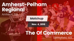 Matchup: Amherst-Pelham Regio vs. The  Of Commerce 2016