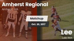 Matchup: Amherst Regional vs. Lee  2017