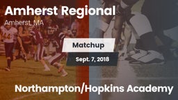 Matchup: Amherst Regional vs. Northampton/Hopkins Academy 2018