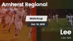 Matchup: Amherst Regional vs. Lee  2018