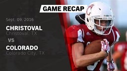 Recap: Christoval  vs. Colorado  2016