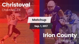 Matchup: Christoval vs. Irion County  2017