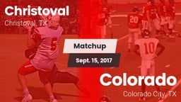 Matchup: Christoval vs. Colorado  2017