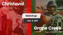 Matchup: Christoval vs. Grape Creek  2017