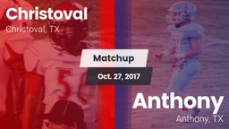 Matchup: Christoval vs. Anthony  2017