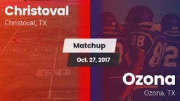 Matchup: Christoval vs. Ozona  2017