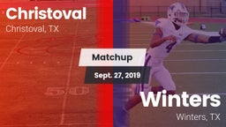 Matchup: Christoval vs. Winters  2019