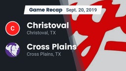 Recap: Christoval  vs. Cross Plains  2019