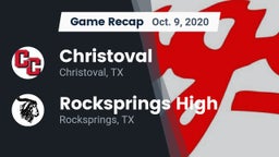 Recap: Christoval  vs. Rocksprings High 2020