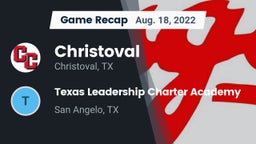 Recap: Christoval  vs. Texas Leadership Charter Academy  2022