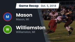 Recap: Mason  vs. Williamston  2018
