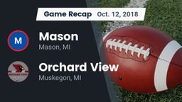 Recap: Mason  vs. Orchard View  2018