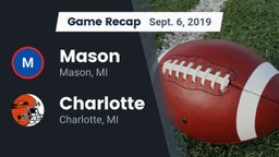 Recap: Mason  vs. Charlotte  2019