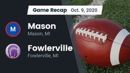 Recap: Mason  vs. Fowlerville  2020