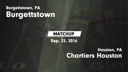 Matchup: Burgettstown vs. Chartiers Houston  2016