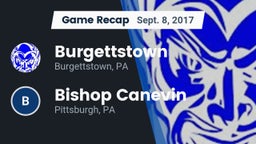 Recap: Burgettstown  vs. Bishop Canevin  2017