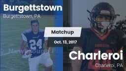 Matchup: Burgettstown vs. Charleroi  2017
