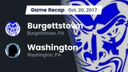 Recap: Burgettstown  vs. Washington  2017