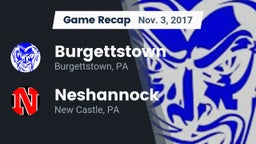 Recap: Burgettstown  vs. Neshannock  2017