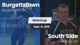 Matchup: Burgettstown vs. South Side  2018