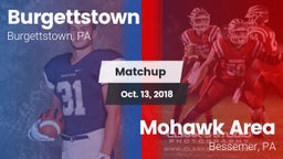 Matchup: Burgettstown vs. Mohawk Area  2018
