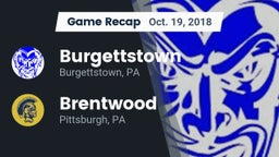 Recap: Burgettstown  vs. Brentwood  2018