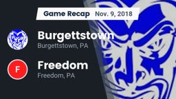 Recap: Burgettstown  vs. Freedom  2018