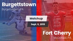 Matchup: Burgettstown vs. Fort Cherry  2019