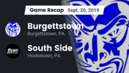 Recap: Burgettstown  vs. South Side  2019