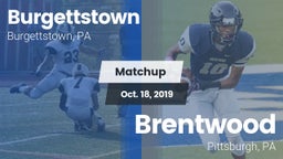 Matchup: Burgettstown vs. Brentwood  2019
