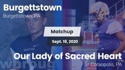Matchup: Burgettstown vs. Our Lady of Sacred Heart  2020