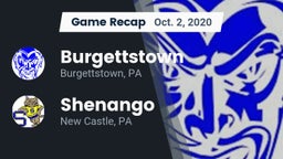 Recap: Burgettstown  vs. Shenango  2020