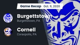 Recap: Burgettstown  vs. Cornell  2020