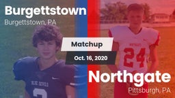Matchup: Burgettstown vs. Northgate  2020