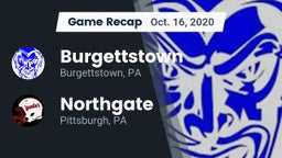 Recap: Burgettstown  vs. Northgate  2020
