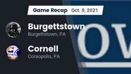 Recap: Burgettstown  vs. Cornell  2021