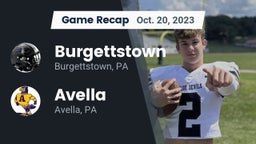 Recap: Burgettstown  vs. Avella  2023