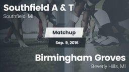 Matchup: Southfield vs. Birmingham Groves  2016