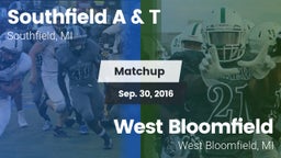 Matchup: Southfield vs. West Bloomfield  2016
